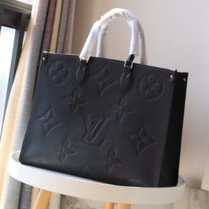 💘LouisVuitton💘 ONTHEGO Giant Tote Black
